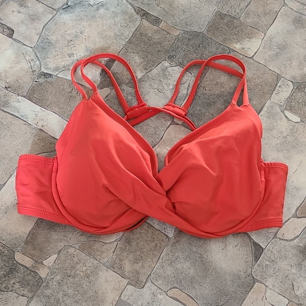 Red Bikini Top Large